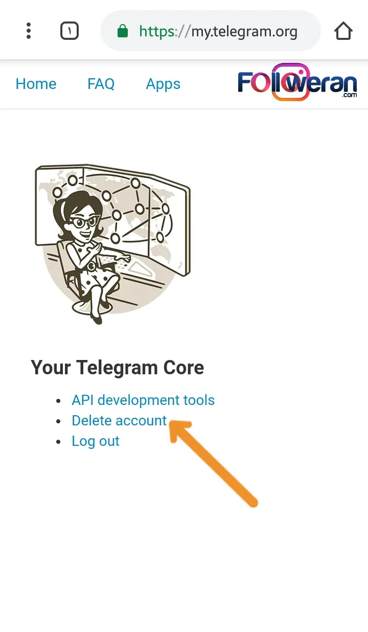 چطور اکانت تلگرام خودم رو پاک کنم