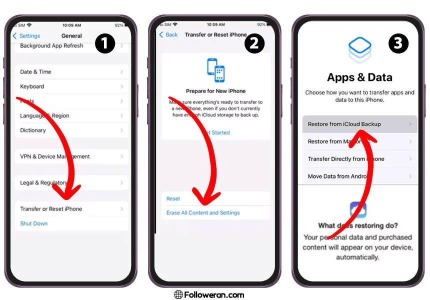 بازیابی پیام‌های پاک شده تلگرام با iCloud Backup