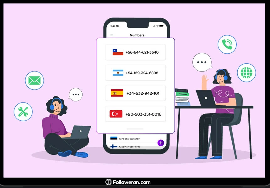 برنامه ساخت شماره مجازی ترکیه رایگان Textnow در اندروید و ایفون