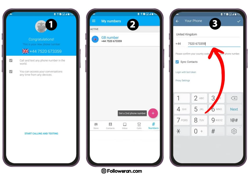 ساخت اکانت تلگرام با شماره مجازی تکست می