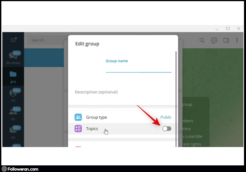 آموزش ایجاد Topic در گروه‌های تلگرام