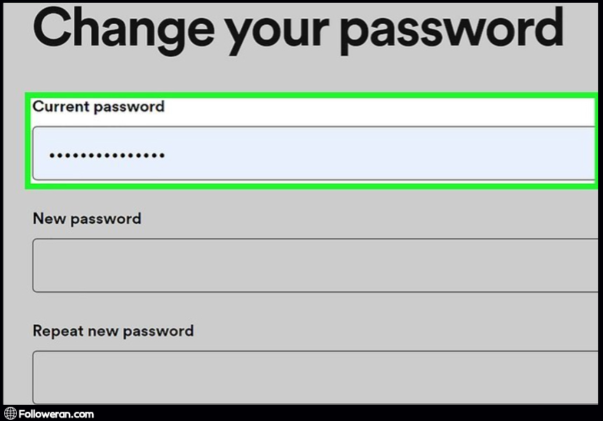 مراحل تغییر رمز عبور اسپاتیفای در اندروید، آیفون و دسکتاپ