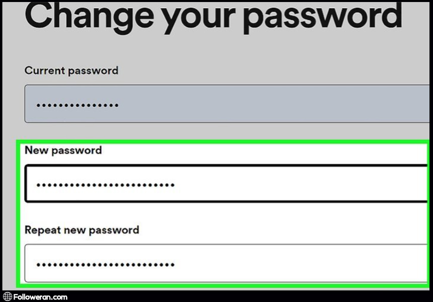 مراحل تغییر رمز عبور اسپاتیفای در اندروید، آیفون و دسکتاپ