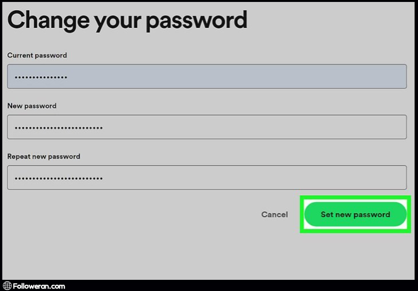مراحل تغییر رمز عبور اسپاتیفای در اندروید، آیفون و دسکتاپ
