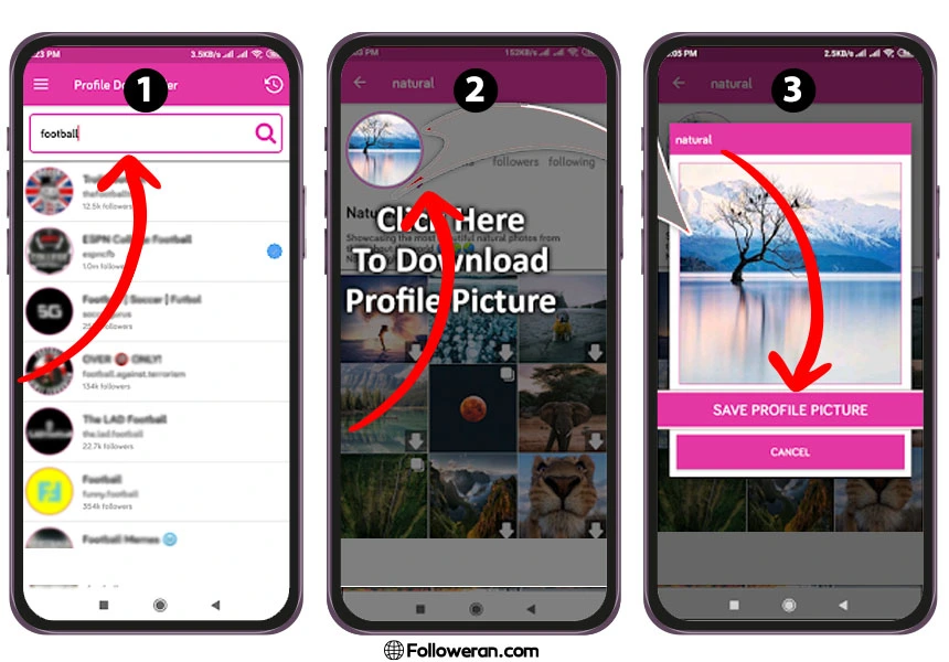 اپلیکیشن دانلود عکس پروفایل اینستاگرام برای اندروید Downloader for Instagram