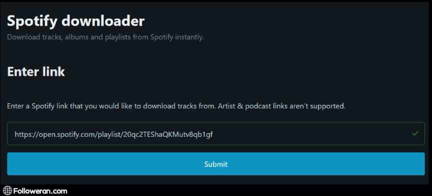 سایت Spotify-downloaader