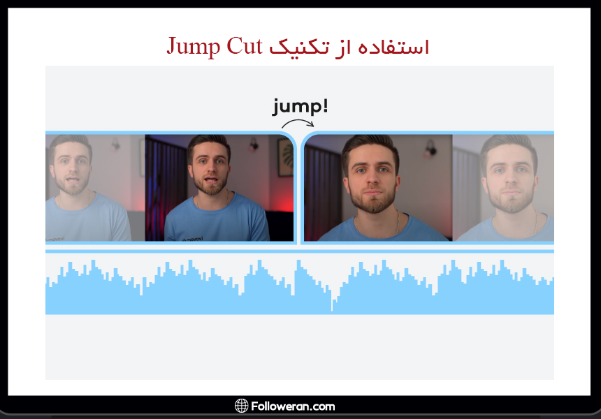 استفاده از تکنیک Jump Cut