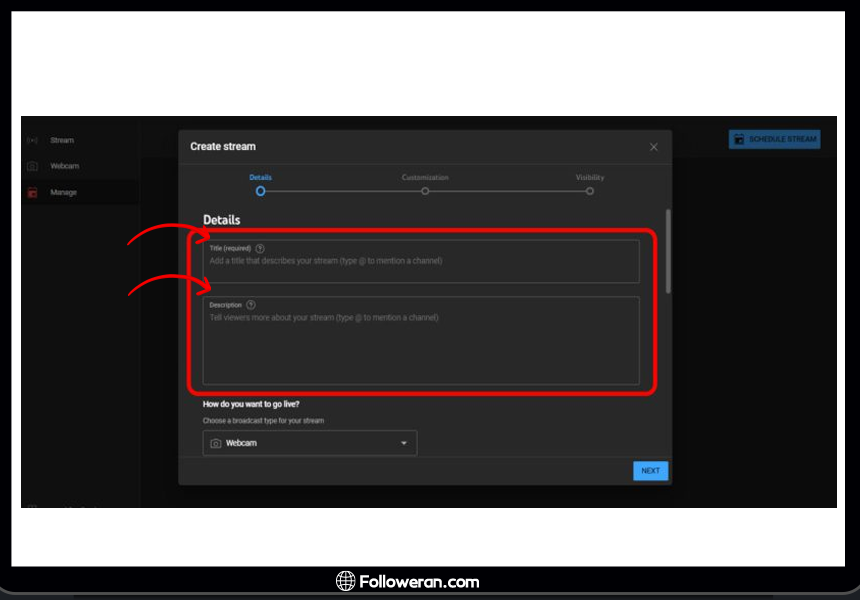 توضیح و تیتر مناسب برای استریم ویدیو یوتیوب