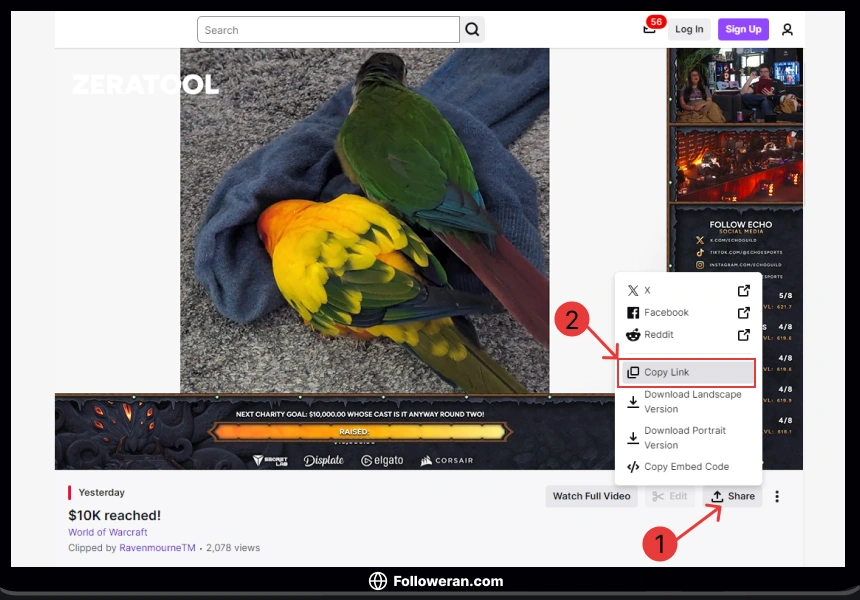 دانلود از Twitch با استفاده از وبسایت Untwitch