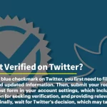 To obtain a blue check on Twitter, demonstrate notable public influence, authenticity, and recognition in your field to meet their verification criteria.