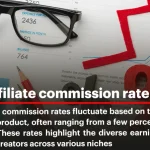 tiktok affiliate commission rate