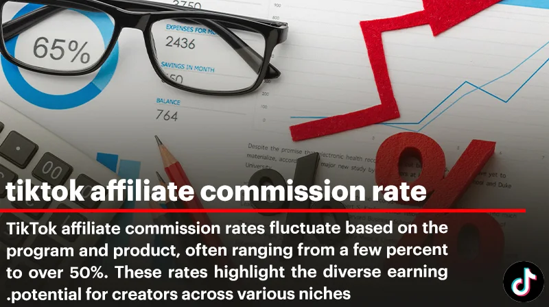 tiktok affiliate commission rate