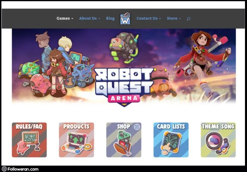 family games on YouTube - Robot Quest Arena