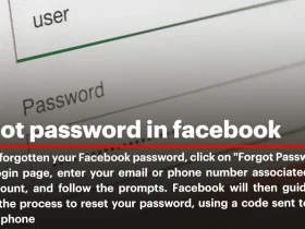 What to do when forgot password in facebook?