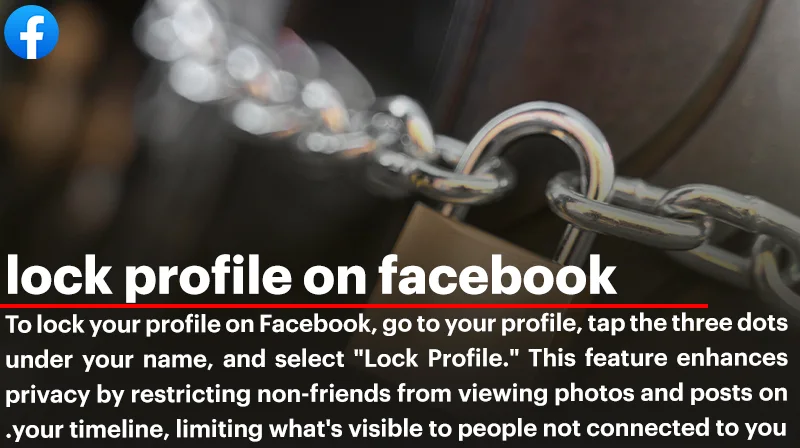 how lock facebook account