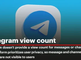 telegram view count