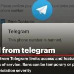 What are the reasons of Banned from Telegram?
