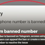 Telegram banned number