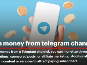 How to Earn Money from Telegram Channels?