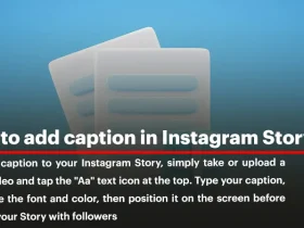 How to Add Caption in Instagram Stories