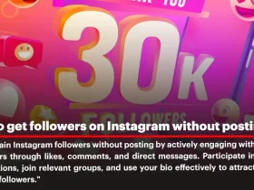 How to Get Followers on Instagram Without Posting?