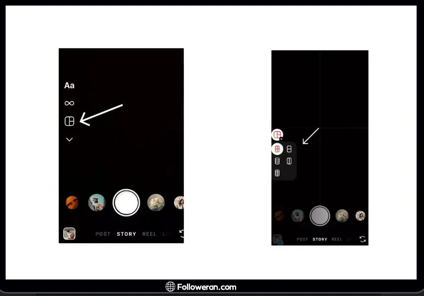 How to Make a Collage on Instagram Story - step1