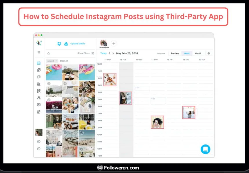 How to schedule Instagram posts with Scheduling Tool Later