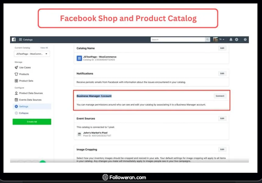 set up Instagram Shopping; Step 3: Create a Facebook Shop and Product Catalog