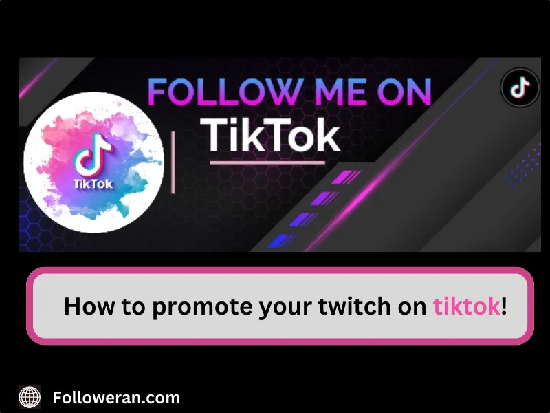 How to promote your twitch on tiktok! 