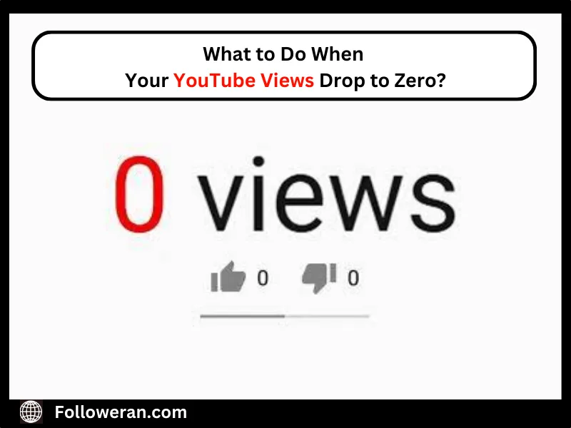 my views on youtube dropped