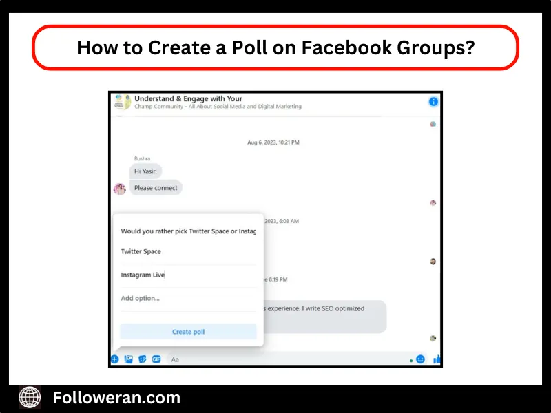 How to Create a Poll on Facebook Groups? 