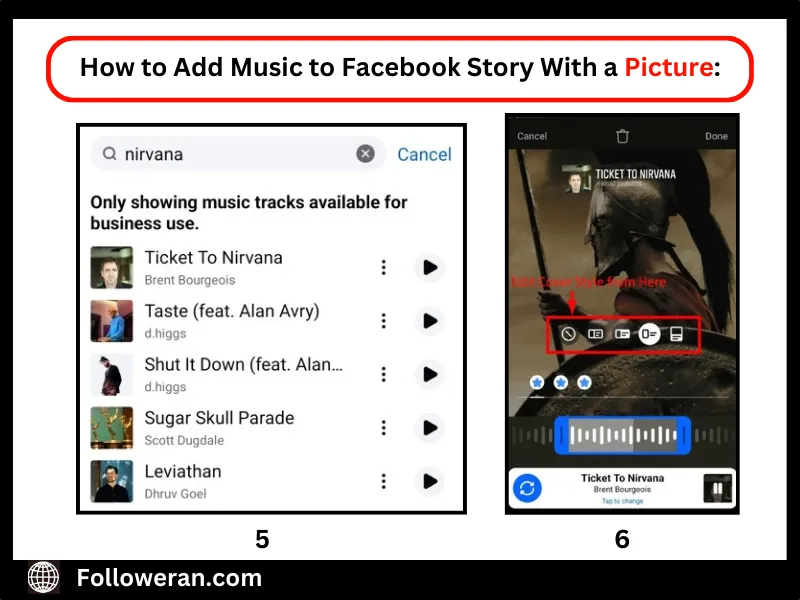 How to Add Music to Facebook Story from the Audio Library