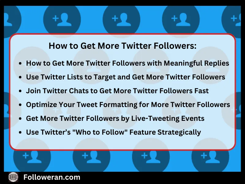 How to Get Twitter Followers from 0?