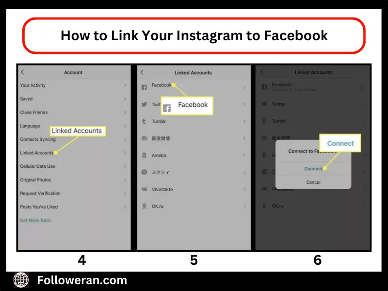 steps to share instagram story to facebook story
