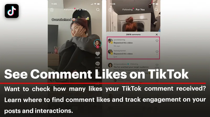 See Comment Likes on TikTok