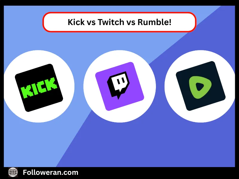 Kick vs Twitch vs Rumble