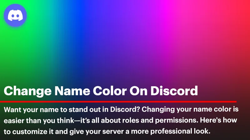How to Change Name Color on Discord: Easy Steps!