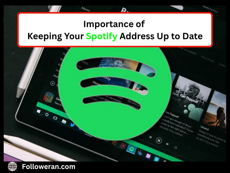 How to change address on Spotify free