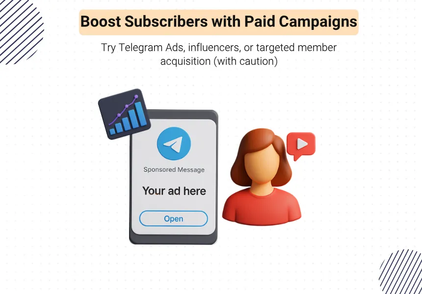Paid Methods to Grow Your Telegram Audience