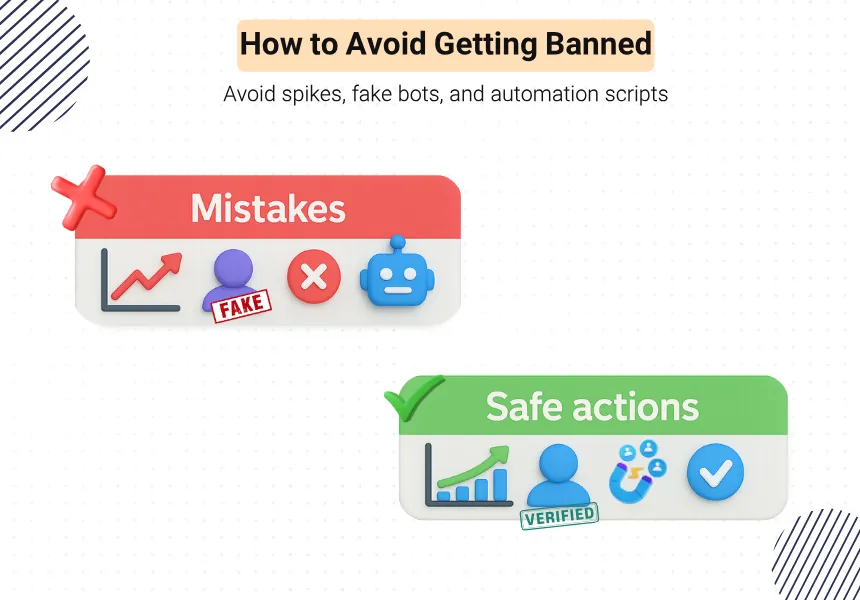 Tips to Avoid Getting Banned After Buying Members