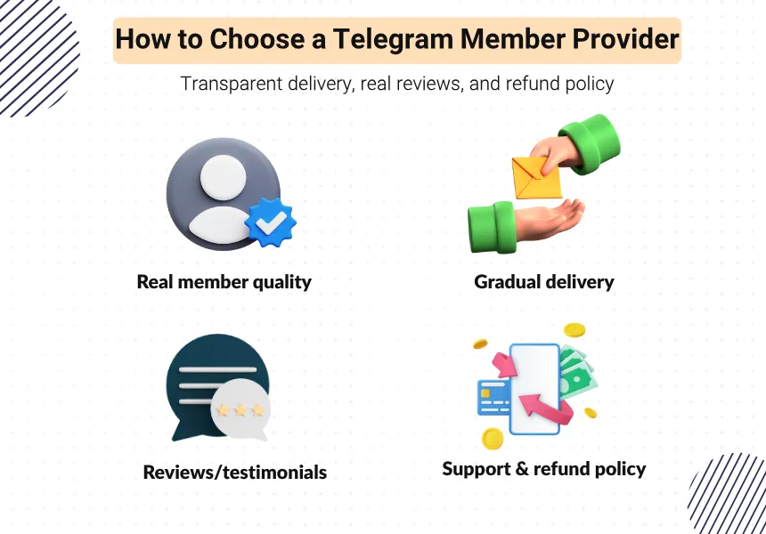 How to Choose a Trusted Telegram Member Provider