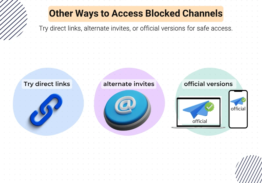 Alternative Ways to Access Blocked Telegram Channels Safely