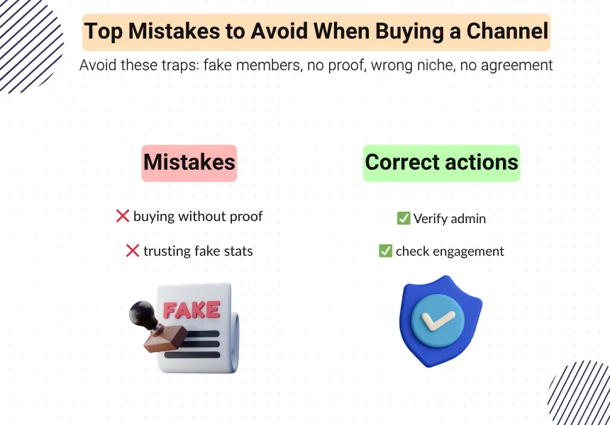 Common Mistakes to Avoid When Buying a Telegram Channel