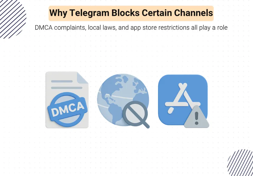 Why Does Telegram Hide Copyrighted Channels?