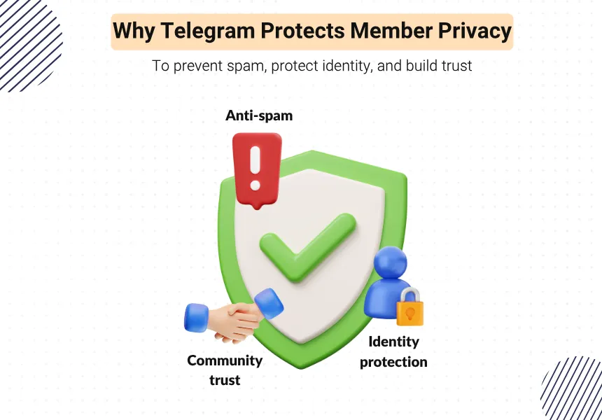 Why Telegram Hides Member Info