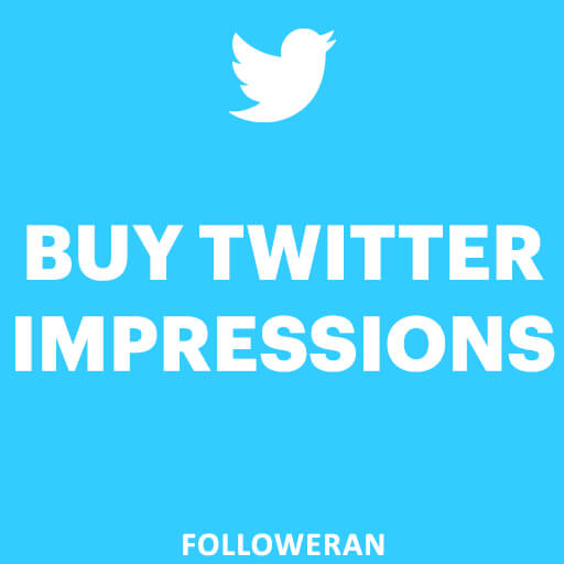 Buy Twitter Impressions 50 Followers Daily Gift Instant & Safe