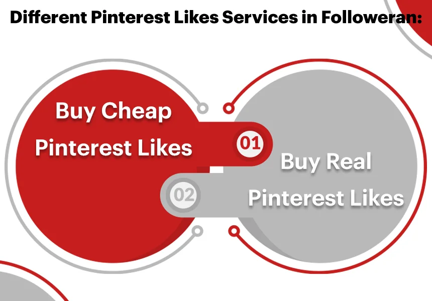 Different Pinterest Likes Services Offered by Followeran