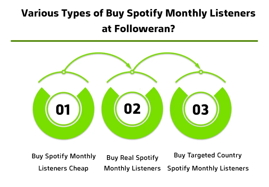 Various Types of Buy Spotify Monthly Listeners at Followeran