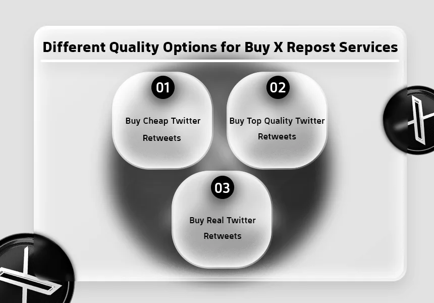 Different Quality Options for Buy X Repost Services