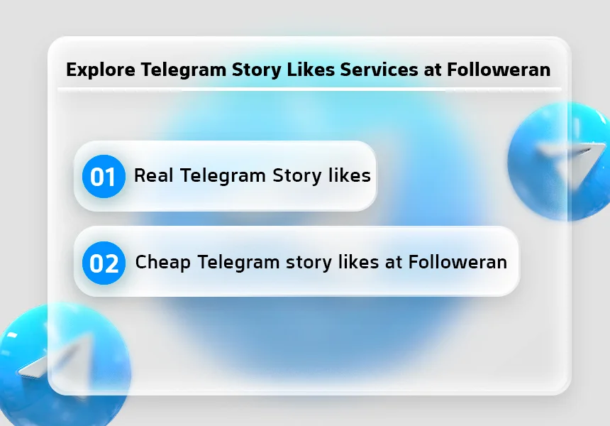 Explore Telegram Story Likes Services at Followeran